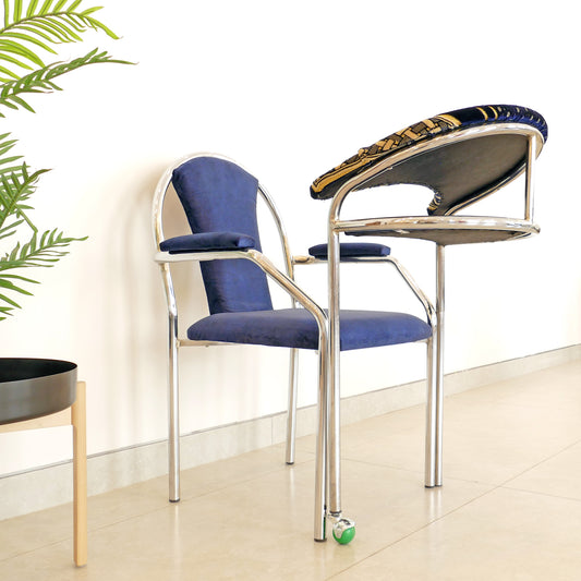Prayer Chair chromium with shelf