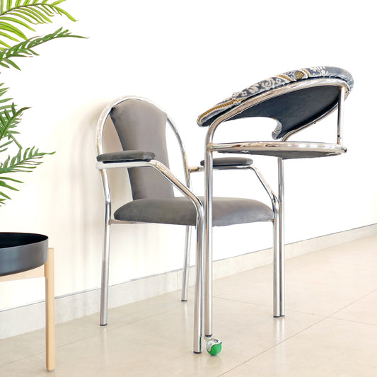 Prayer Chair chromium with shelf